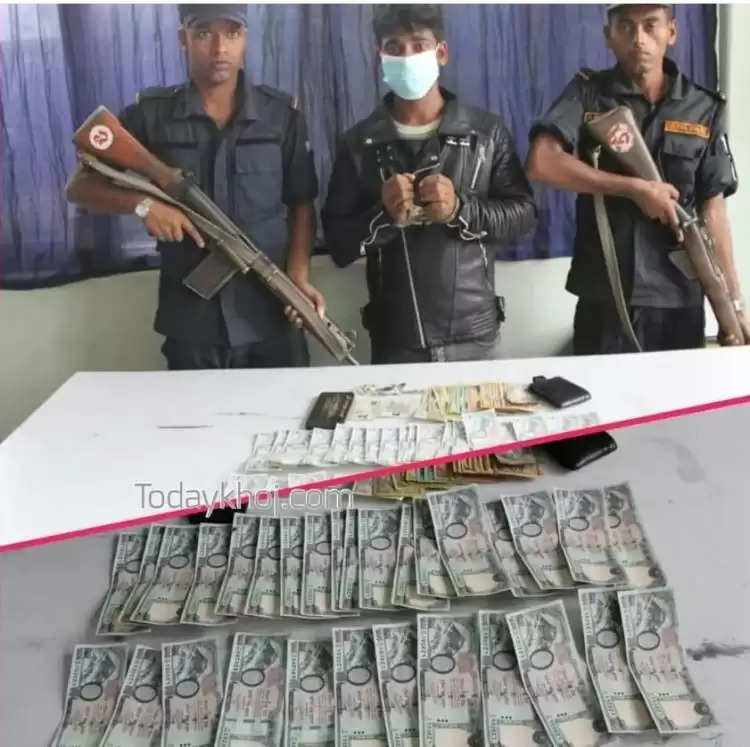 नेपाल मे भारतीय युवक जाली नोट के साथ गिरफ्तार-----