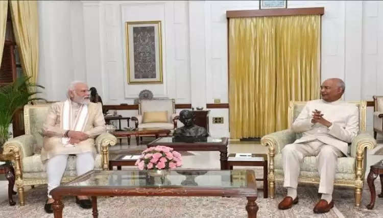 पीएम मोदी ने की राष्ट्रपति से मुलाकात, 24 जुलाई को पूरा होगा कोविंद का कार्यकाल