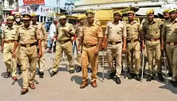 शहर में किसान आंदोलन का भारत बंद रहा बेअसर, पुलिस का रहा सख्त पहरा