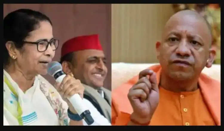 अखिलेश के लिए वोट मांगने आईं ममता बनर्जी पर बरसे CM योगी , बोले पहले देखें बंगाल का हाल