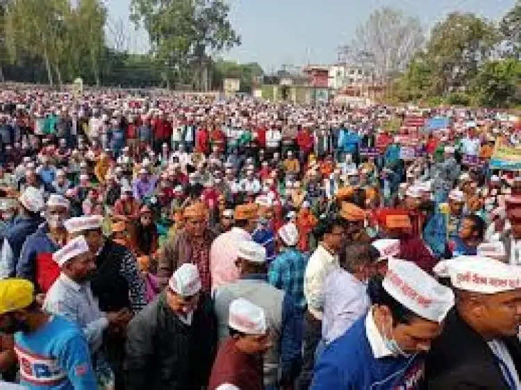 Lucknow: पुरानी पेंशन समेत कई मांगों को लेकर लाखों शिक्षक-कर्मचारी का आंदोलन आज