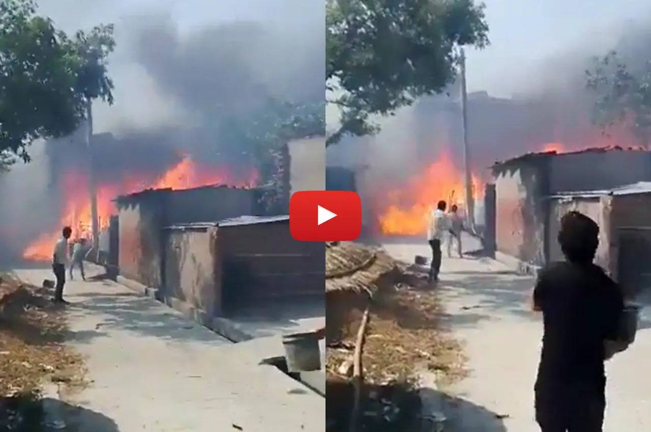 UP : गाजियाबाद में बड़ा हादसा, अवैध गैस सिलेंडर री-फिलिंग गोदान में लगी आग, एक साथ कई धमाके