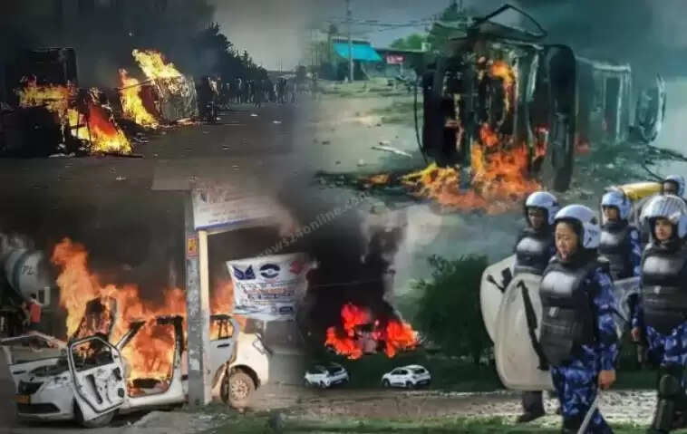नूंह में दो धर्मस्थलों में आगजनी, पश्चिमी यूपी में अलर्ट जारी