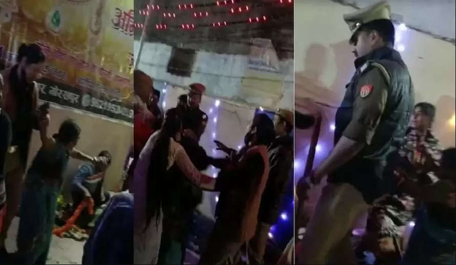 Gorakhpur: महाशिवरात्रि के मौके पर मंदिर के बाहर बैठी महिला दुकानदार को दारोगा ने पीटा, वीडियो वायरल