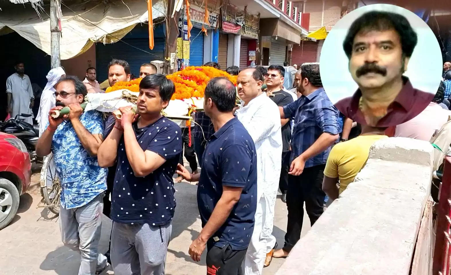 वरिष्ठ पत्रकार सुनील अग्रवाल का हार्ट अटैक से निधन,अंतिम संस्कार में उमड़ी भीड़