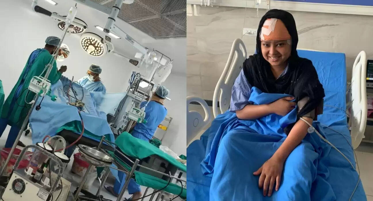 ब्रेन ट्यूमर से पीड़ित लड़की की चली गई थी आंखों की रोशनी, ऑपरेशन के बाद आई वापस