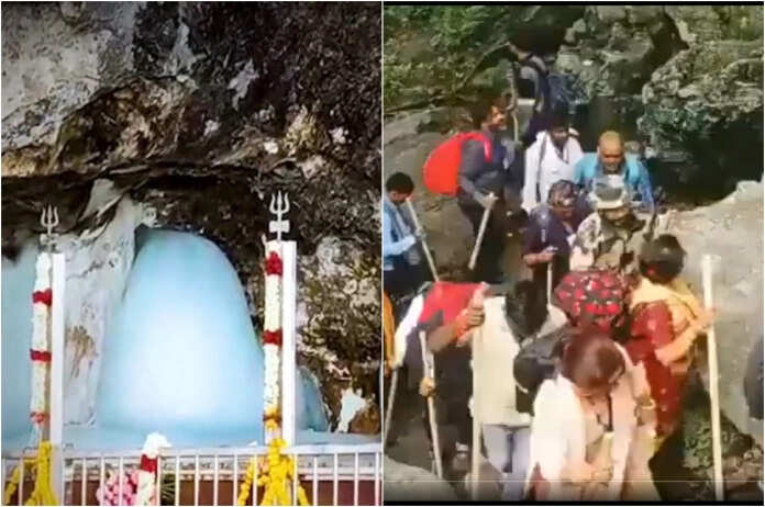 बाबा बर्फानी के जयकारे के साथ अमरनाथ यात्रा शुरू, श्रद्धालुओं का जत्था रवाना
