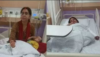 Lucknow: स्कूटी पर सवार महिला से पर्स छीनने की कोशिश,11 माह के मासूम के साथ गिरी, घायल 