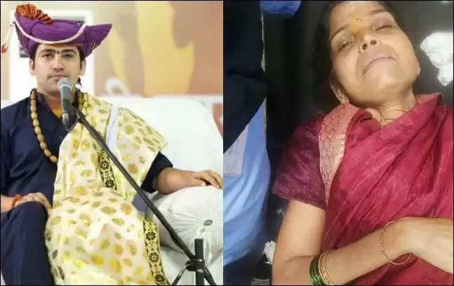  इंदौर में बागेश्वर धाम के पंडित धीरेन्द्र शास्त्री से मिलने के लिए महिला ने कथा पंडाल में अपने हाथ की नस काट ली जानिए मामला 
